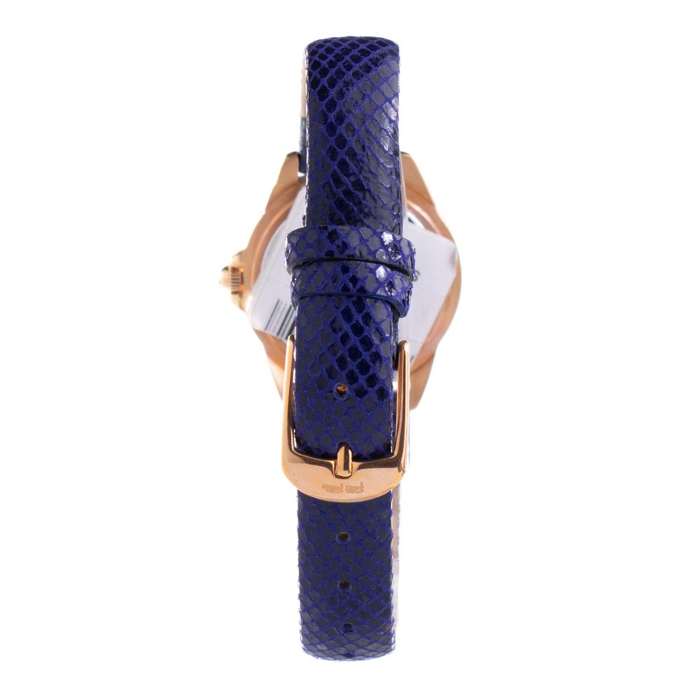 Blue Leather Dress Watch