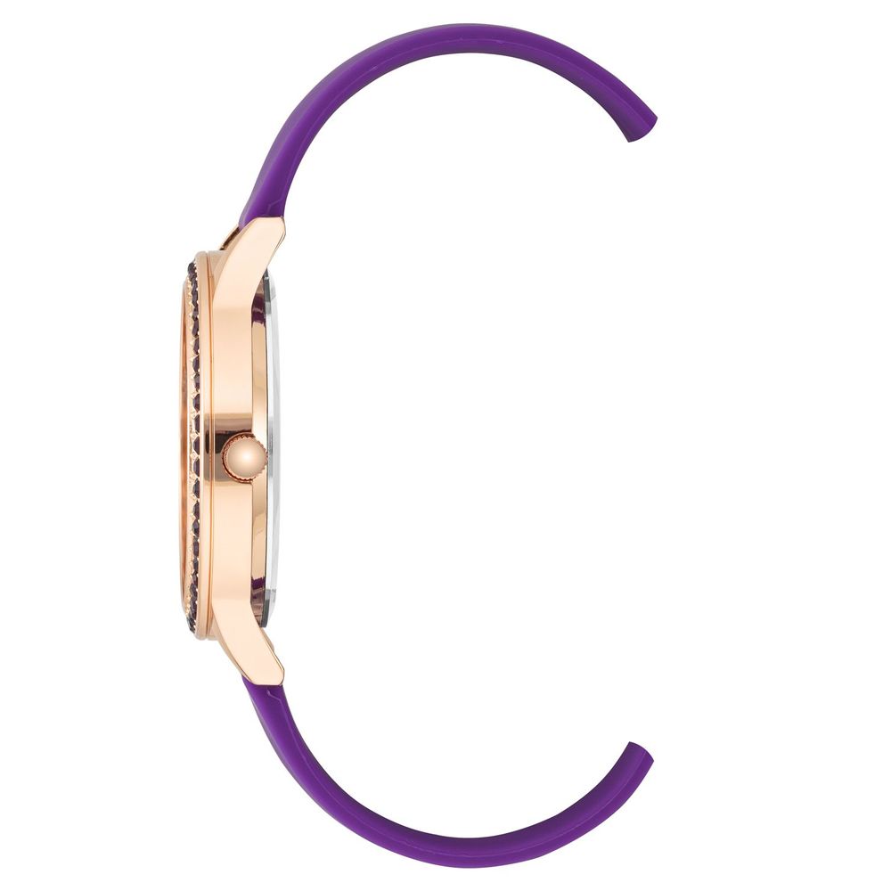 Purple Synthetic Dress Watch