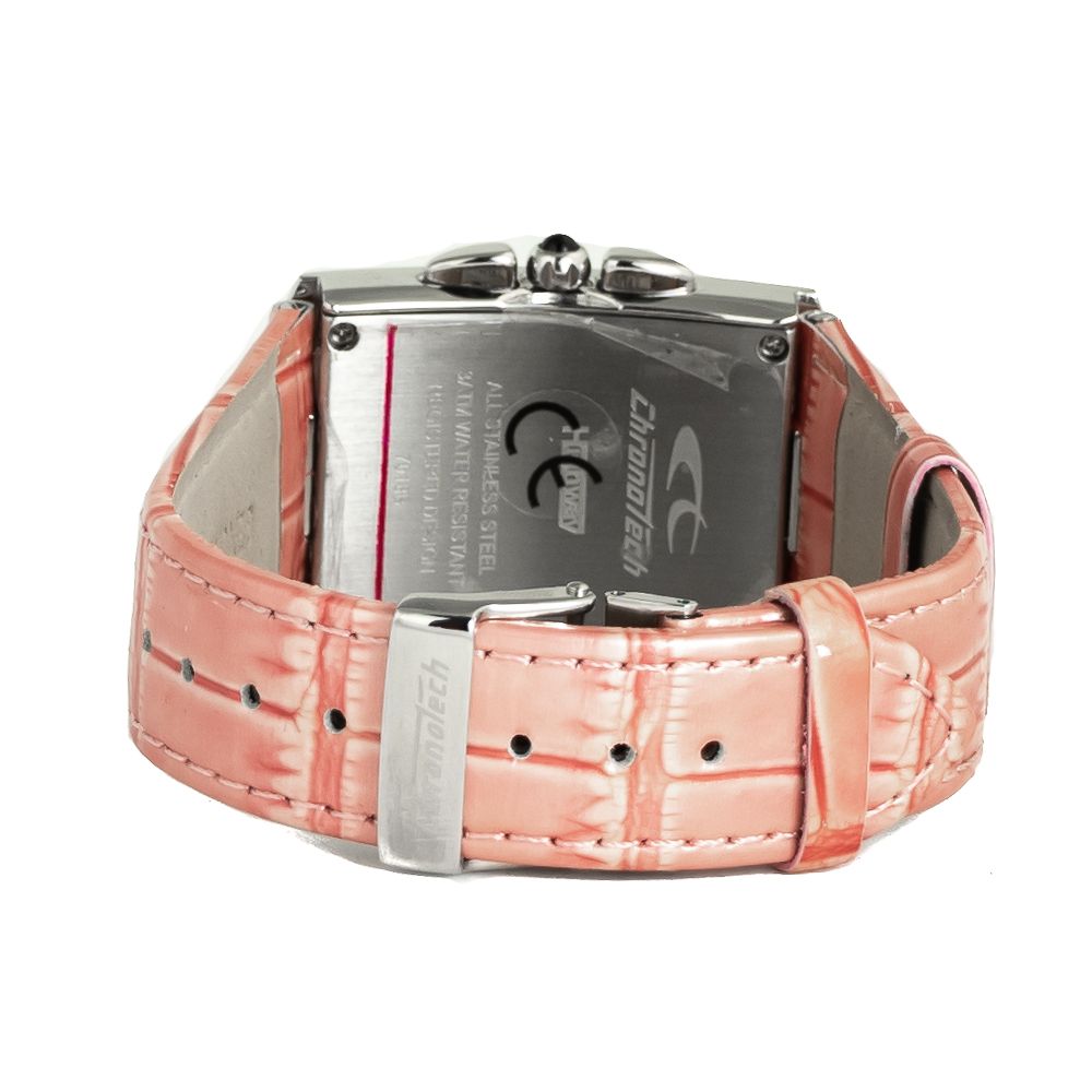 Multicolor Leather Dress Watch