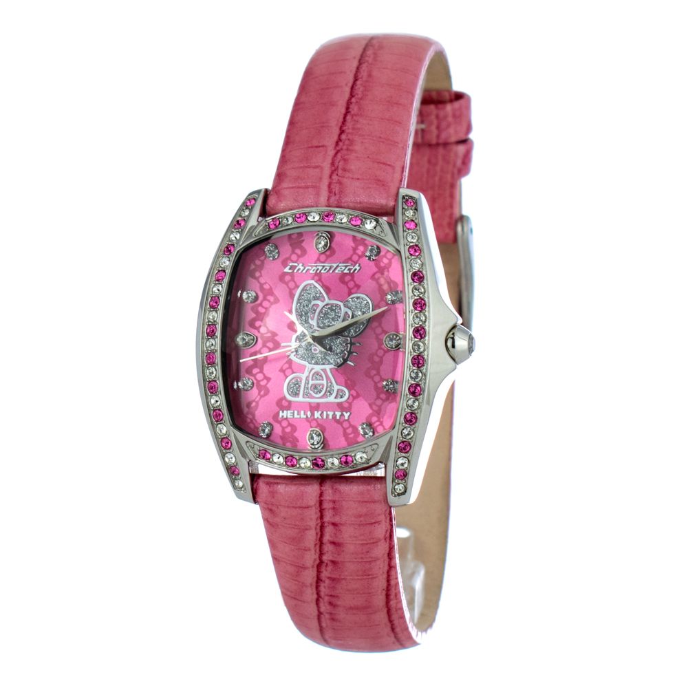 Multicolor Leather Dress Watch