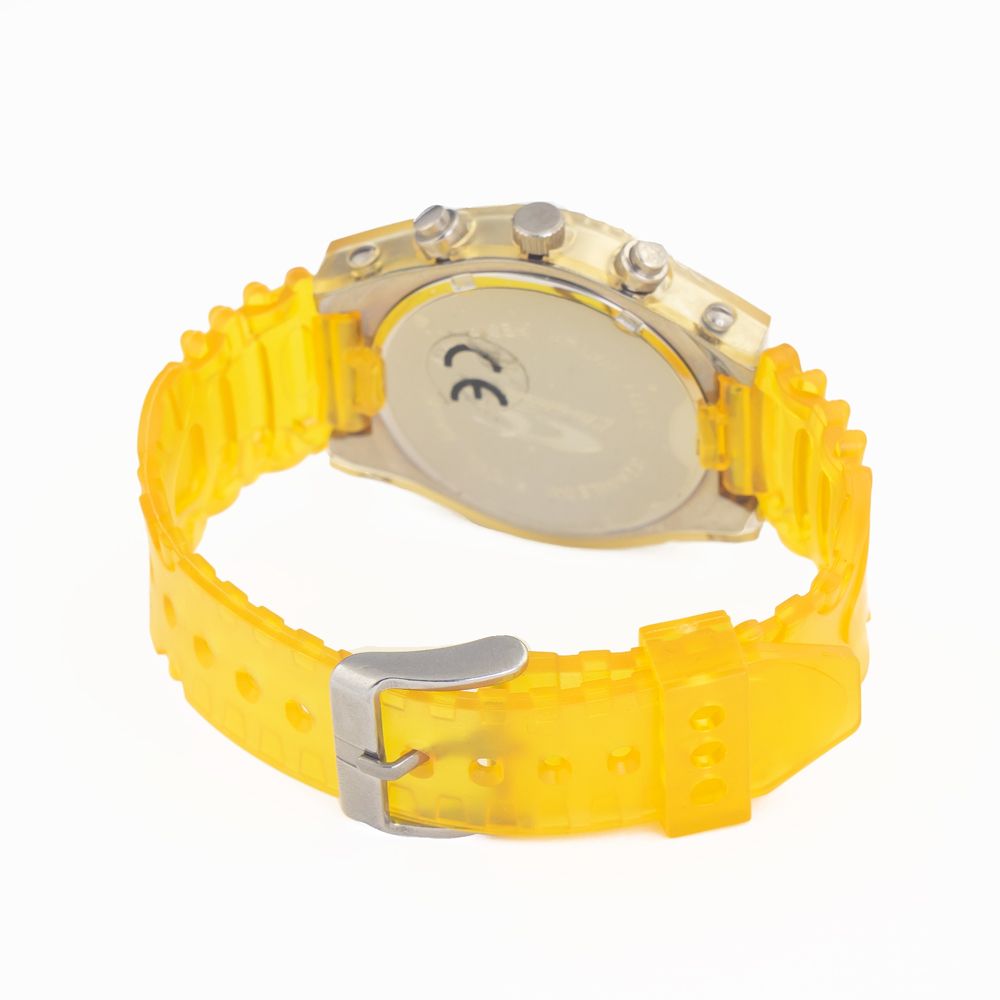 Bicolor Rubber Sport Watch
