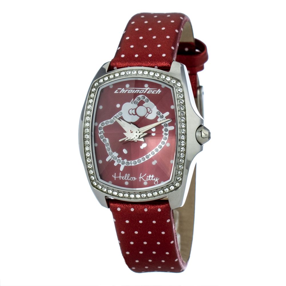 Multicolor Leather Dress Watch