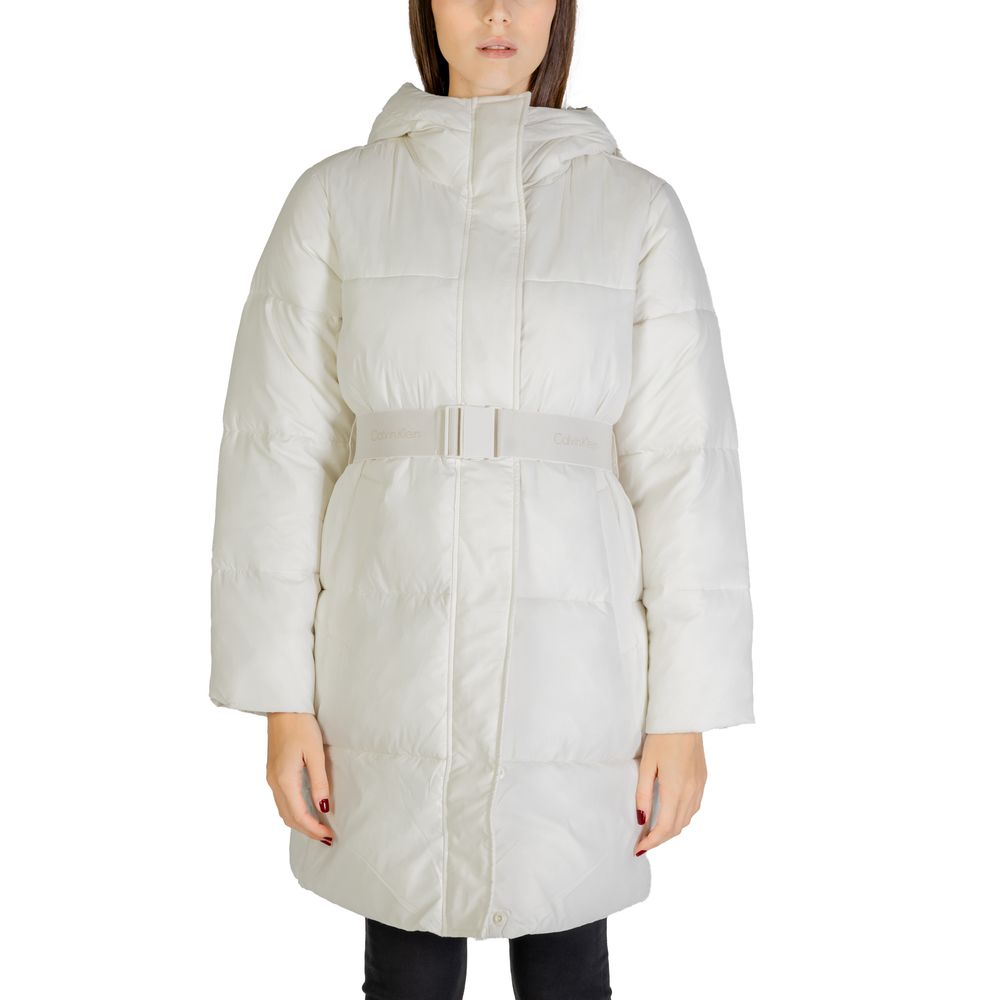Cream Nylon Coat