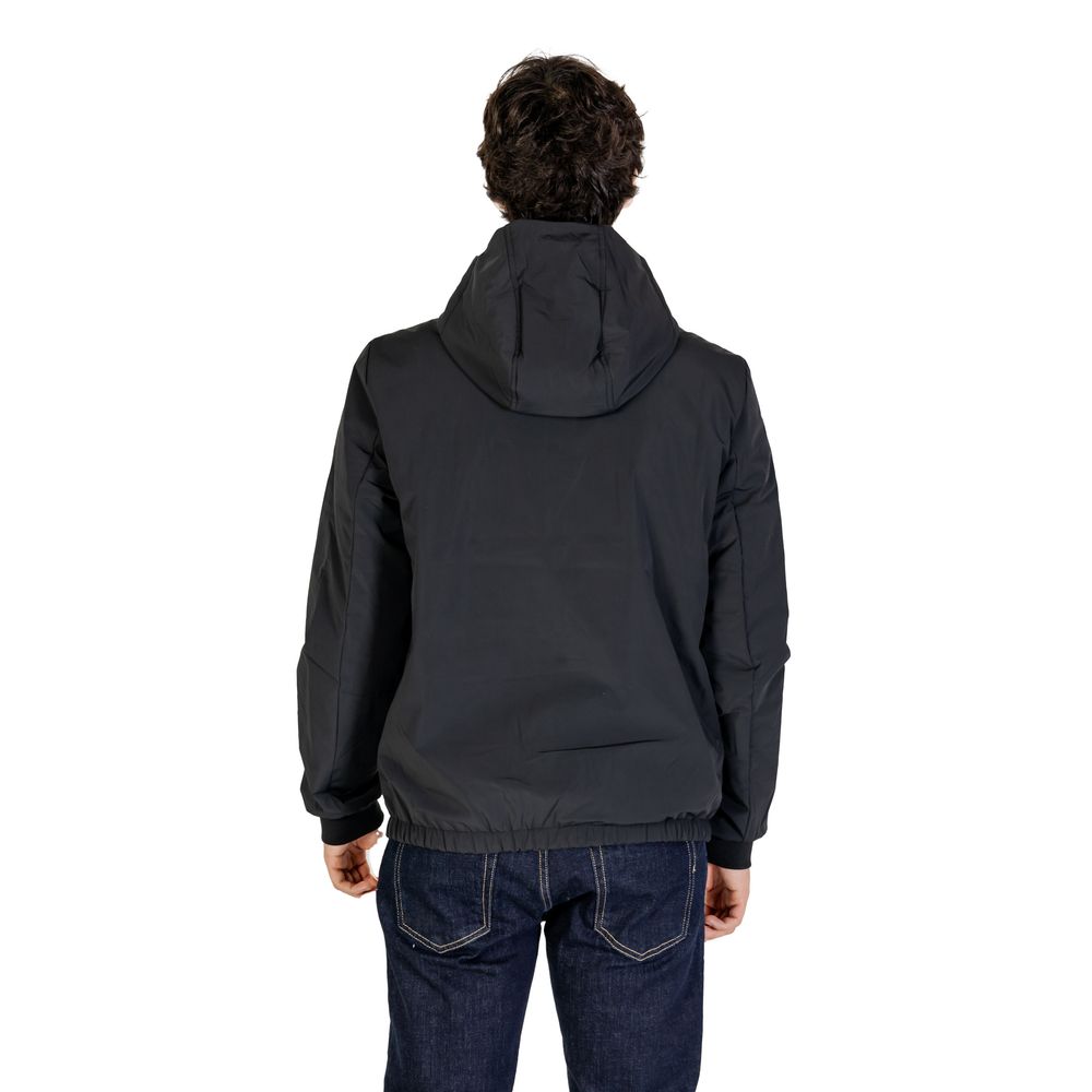 Black Recycled Polyester Shell Jacket