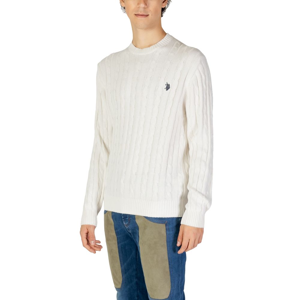 White Cotton Sweatshirt