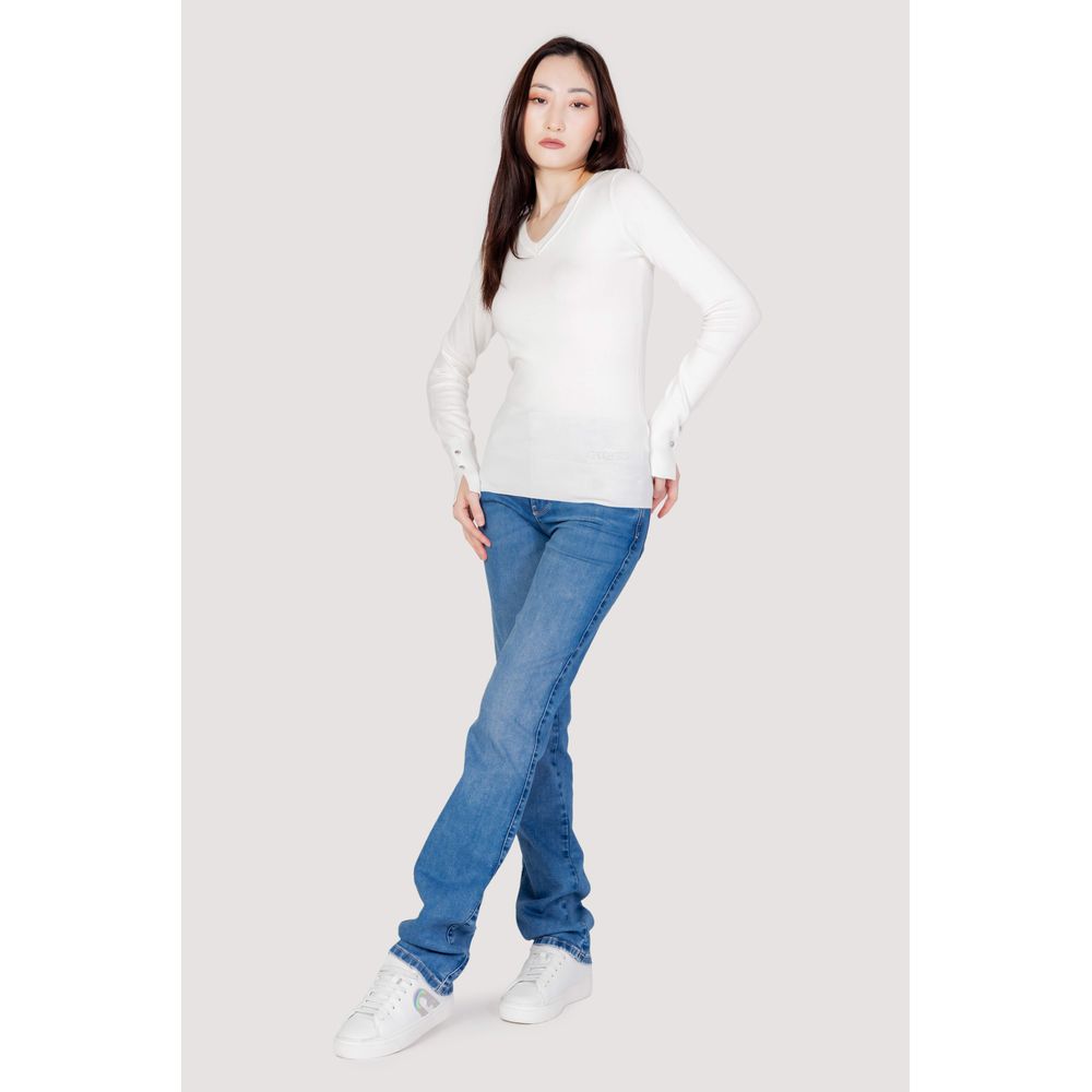 White Cotton Sweatshirt