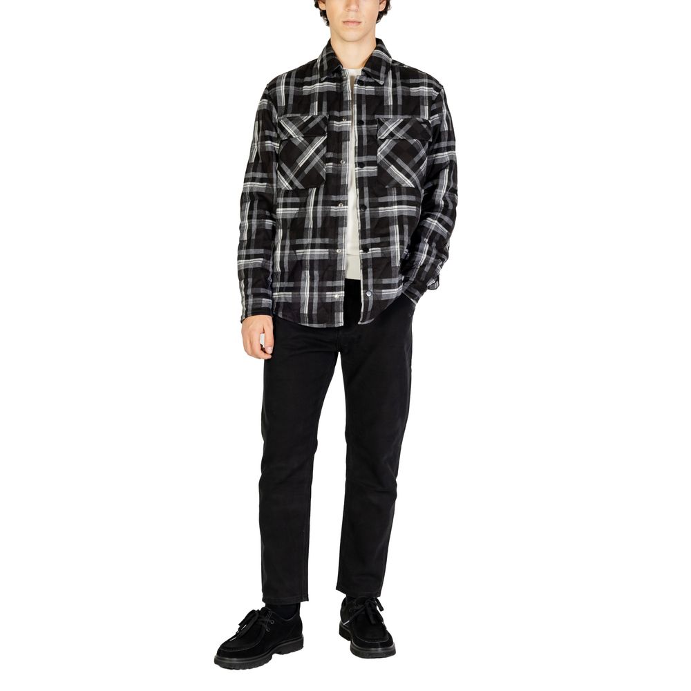 Black Polyester Coat