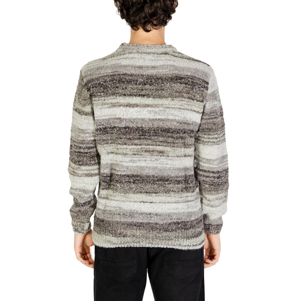 Gray Polyacrylic Sweatshirt
