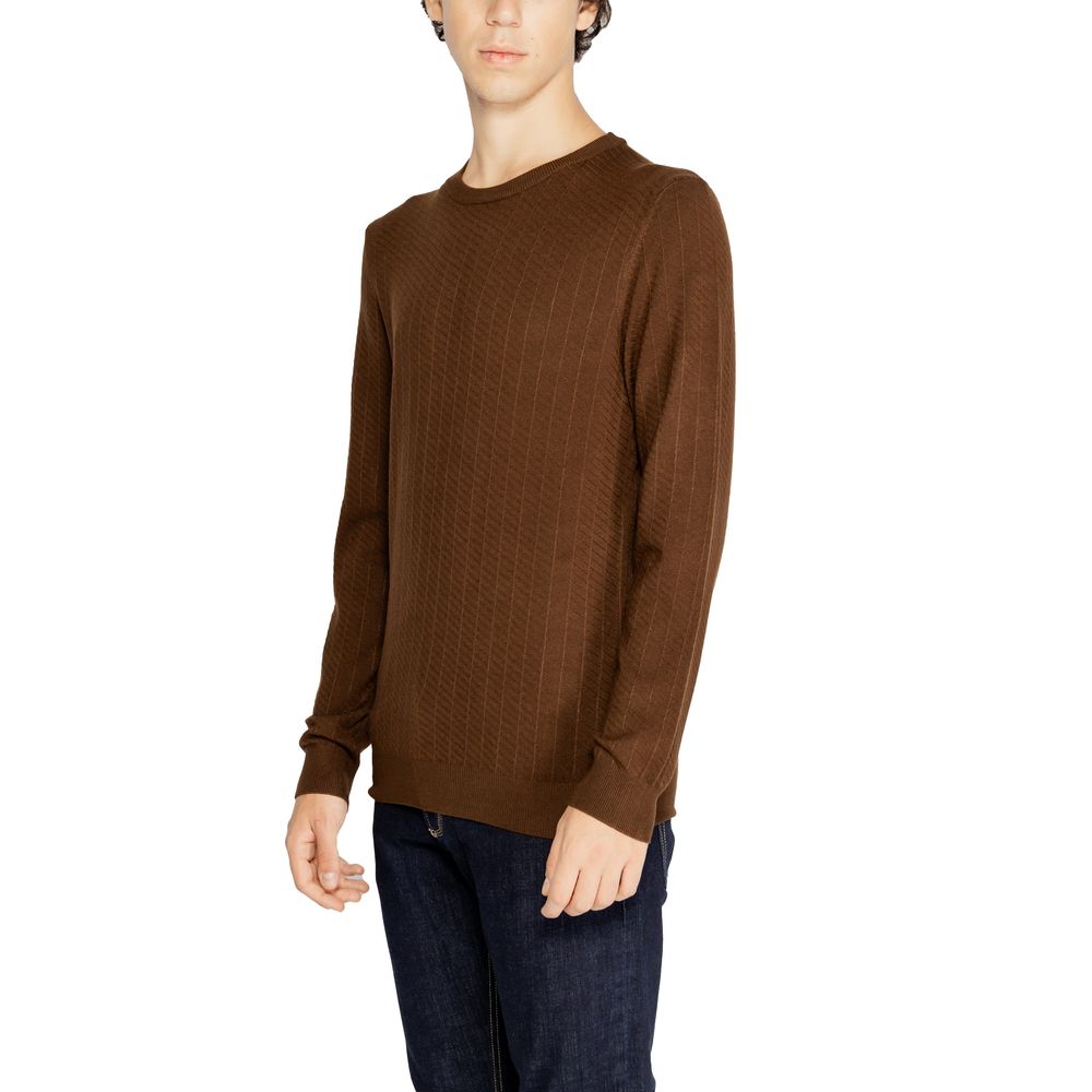 Brown Viscose Sweatshirt