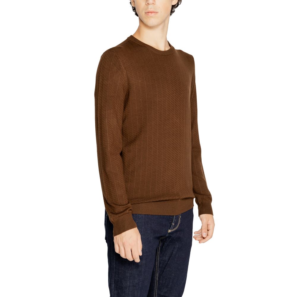 Brown Viscose Sweatshirt