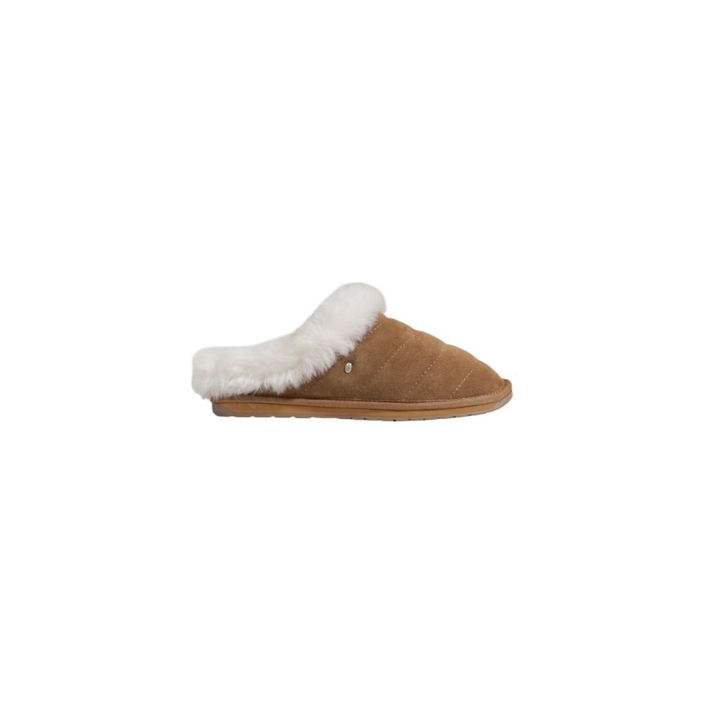 Brown Suede Leather Slippers