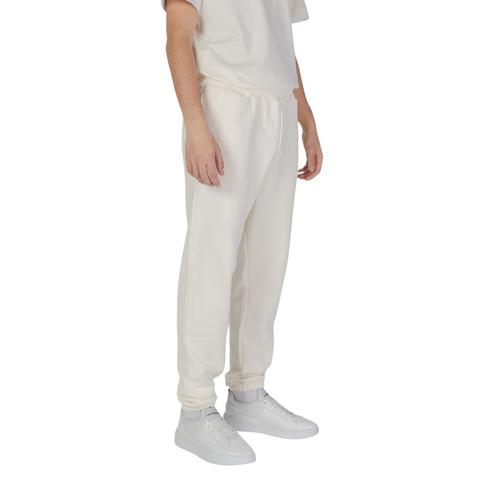 Cream Cotton Joggers (Workout Pants)