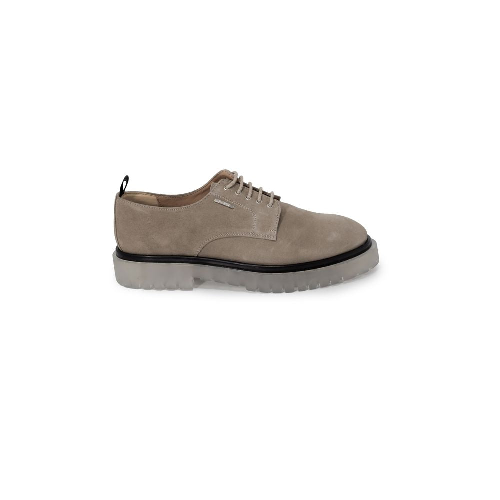 Beige Polyethylene Oxfords And Derbies