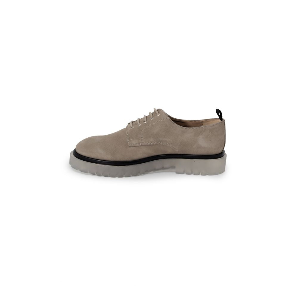 Beige Polyethylene Oxfords And Derbies