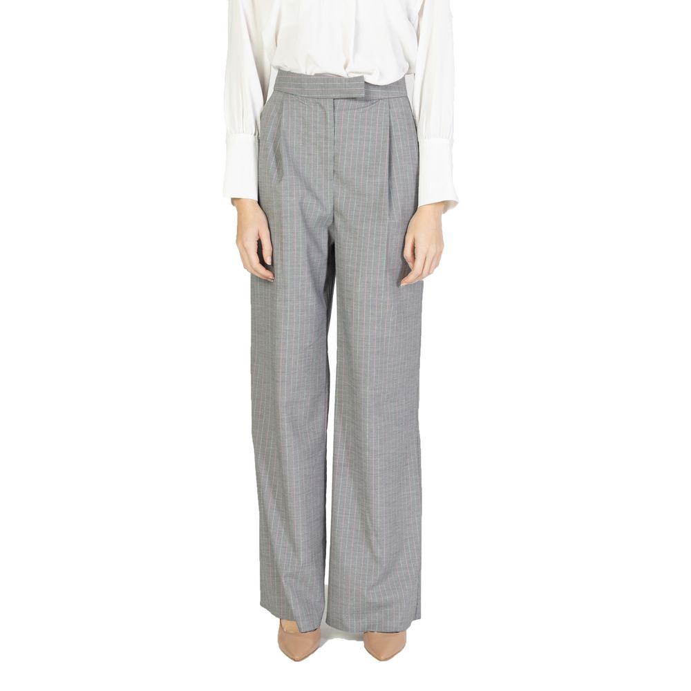 Multicolor Polyester Casual Pants