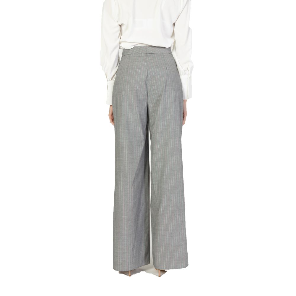 Multicolor Polyester Casual Pants