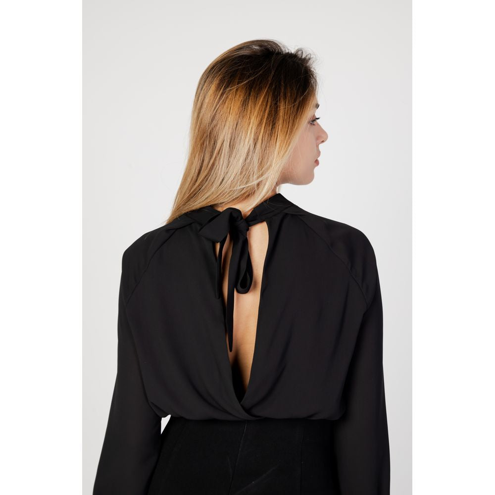 Black Polyester Blouse