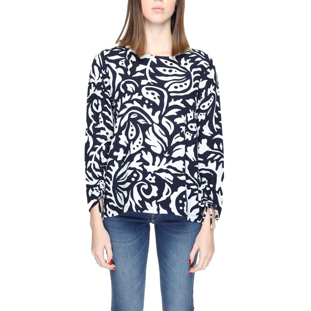 Blue Viscose Blouse