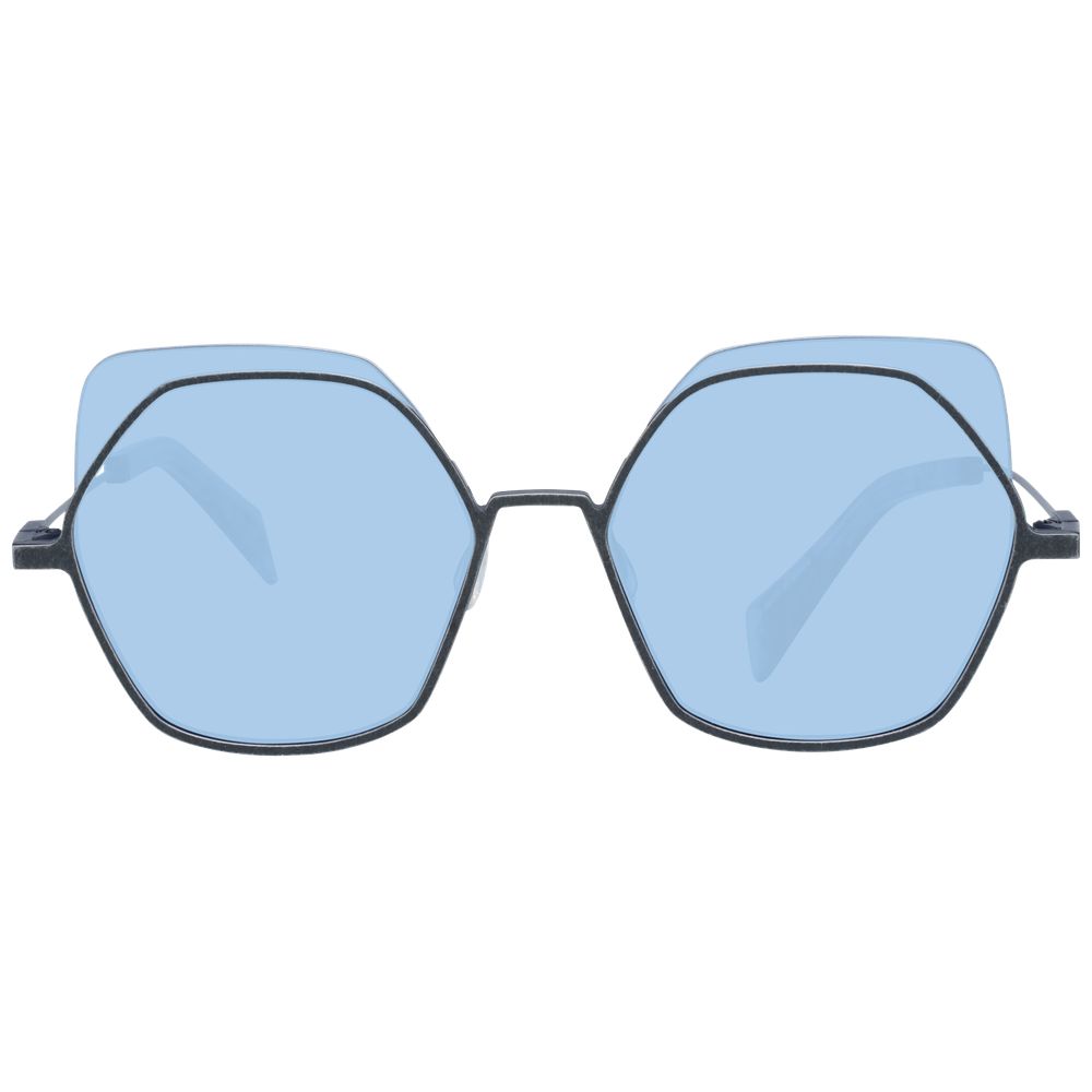 Gray Metal & Plastic Sunglasses