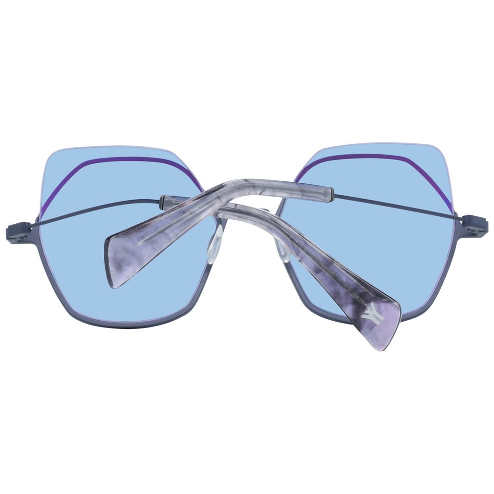 Gray Metal & Plastic Sunglasses