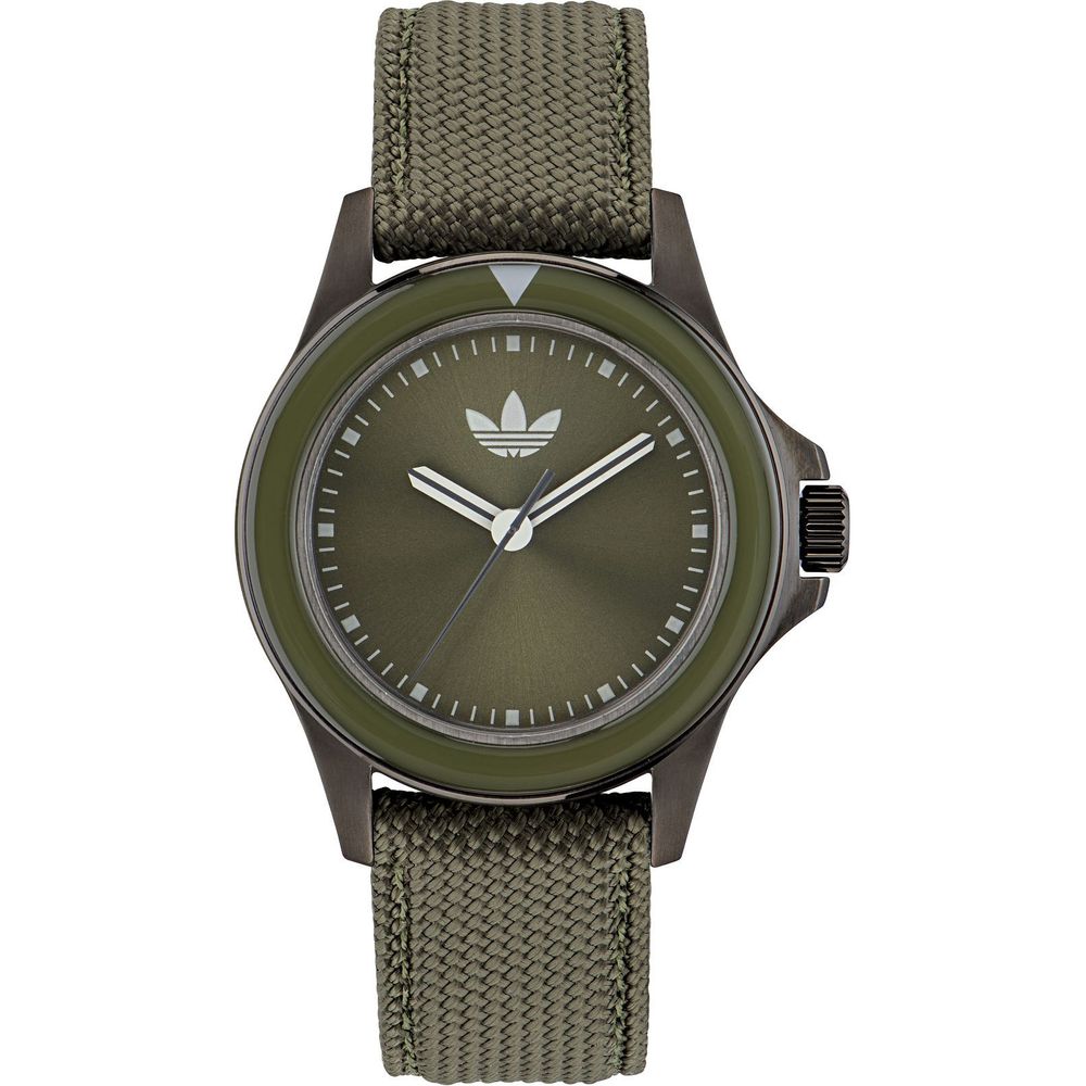 Bicolor Fabric Dress Watch