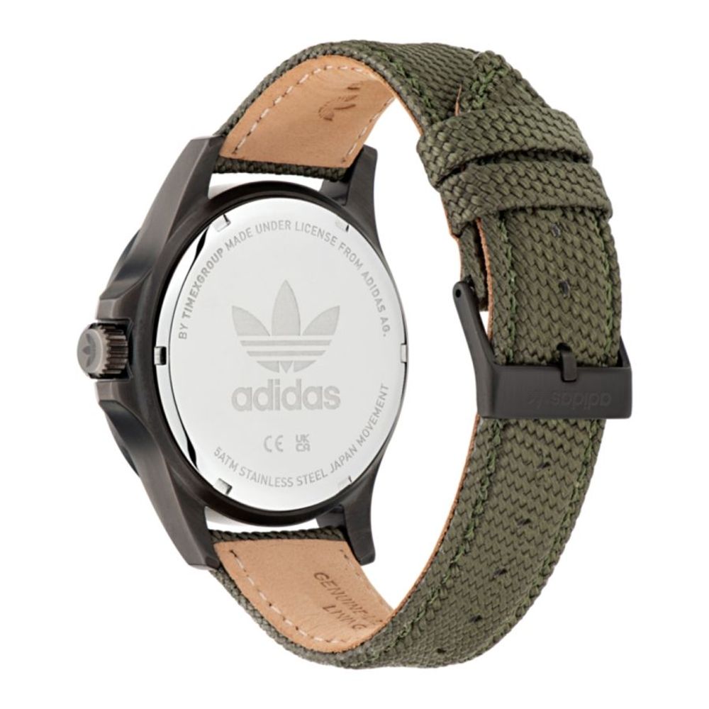 Bicolor Fabric Dress Watch