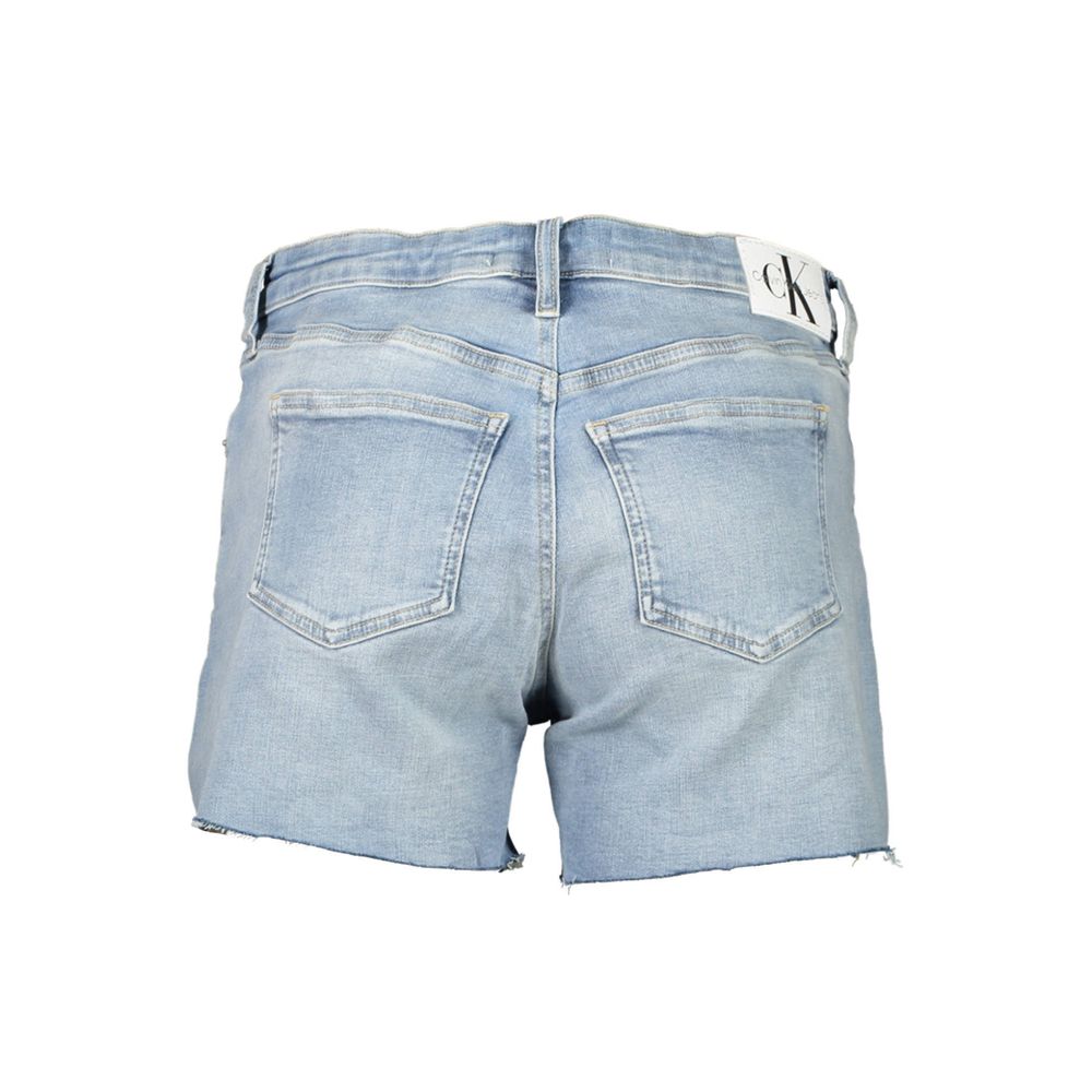 Azzurro Cotton Women's Shorts
