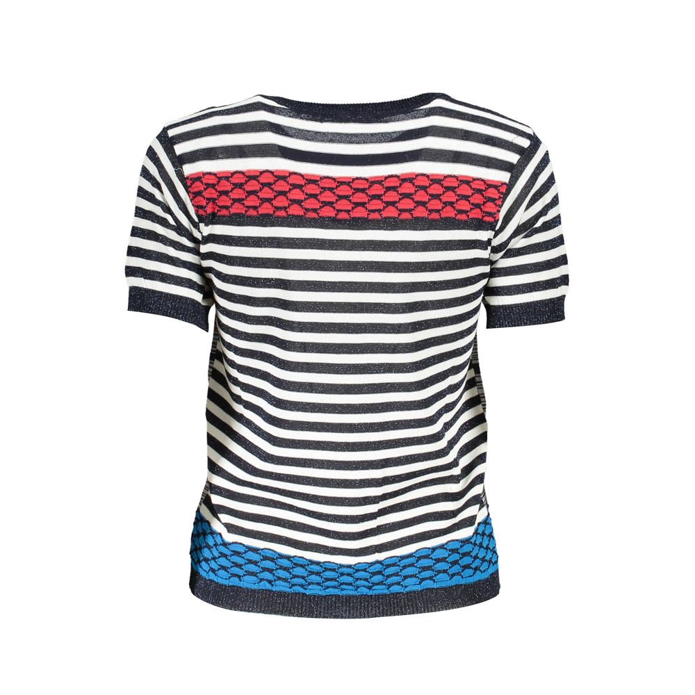 Blu Cotton Women Shirt