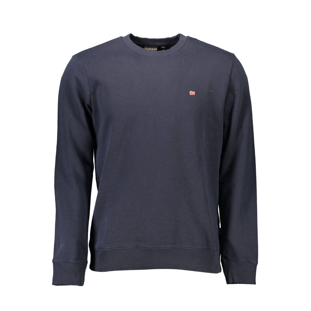Blue Cotton Men's Sweatshirt