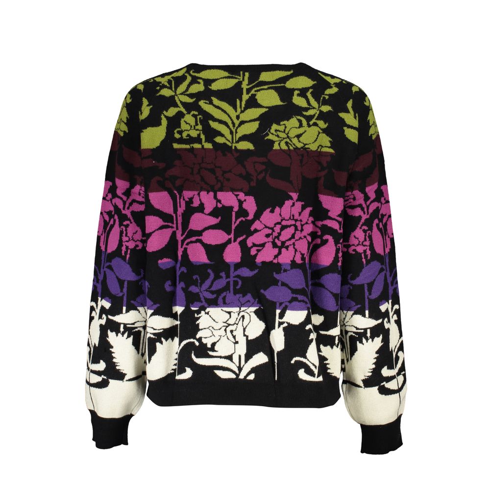 Black Polyester Sweater