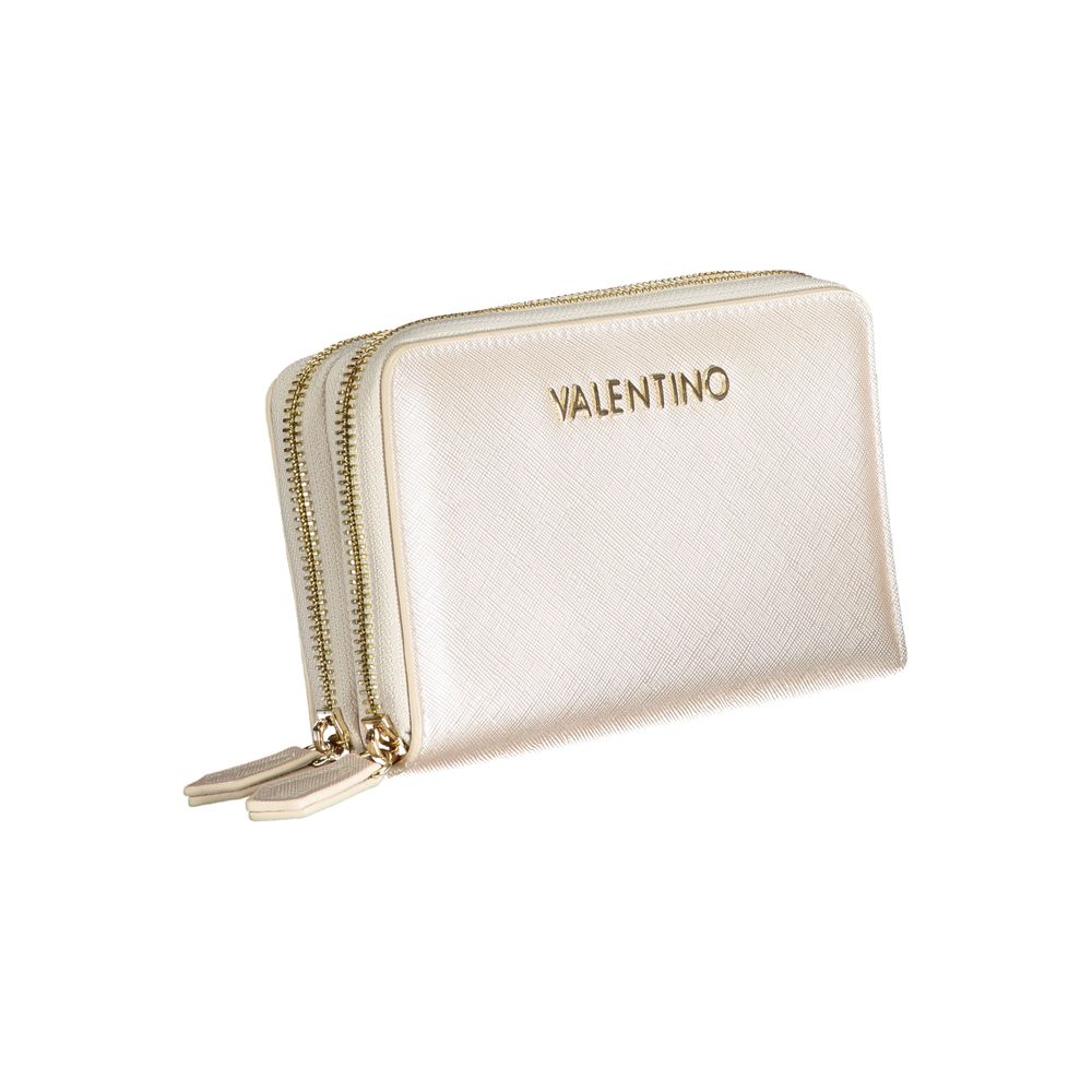 Gray Polyurethane Women's Wallet