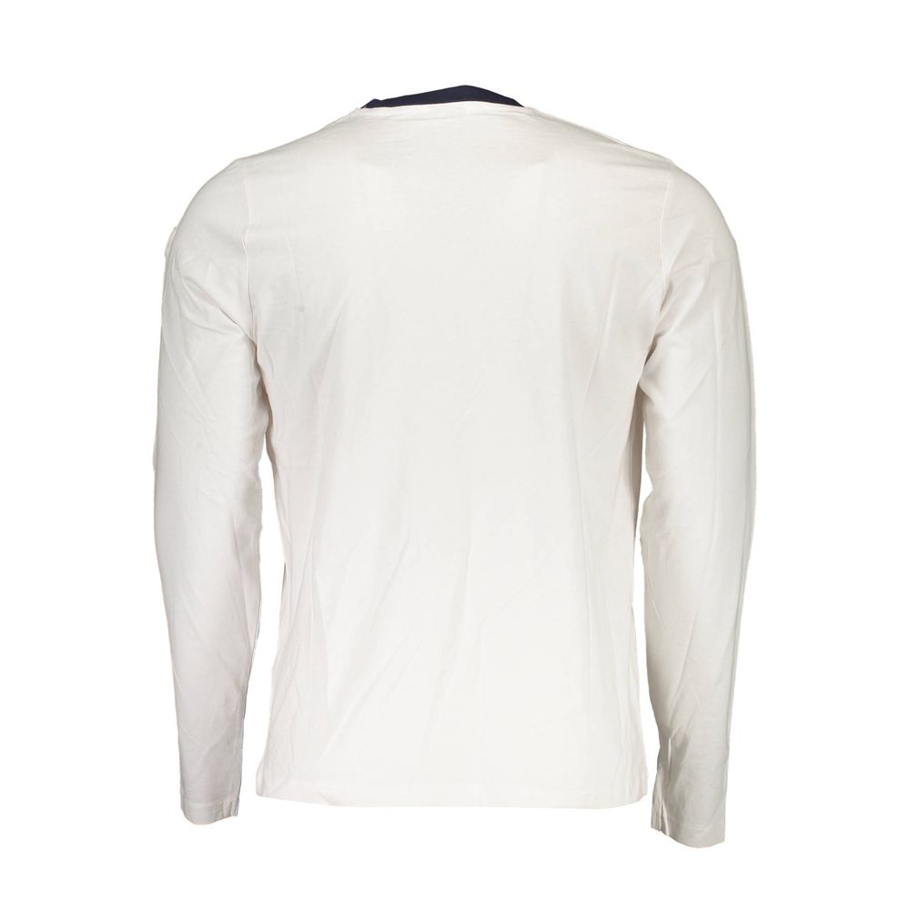White Cotton Men T-Shirt