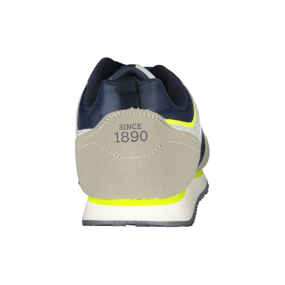 Blue Polyester Women Sneaker