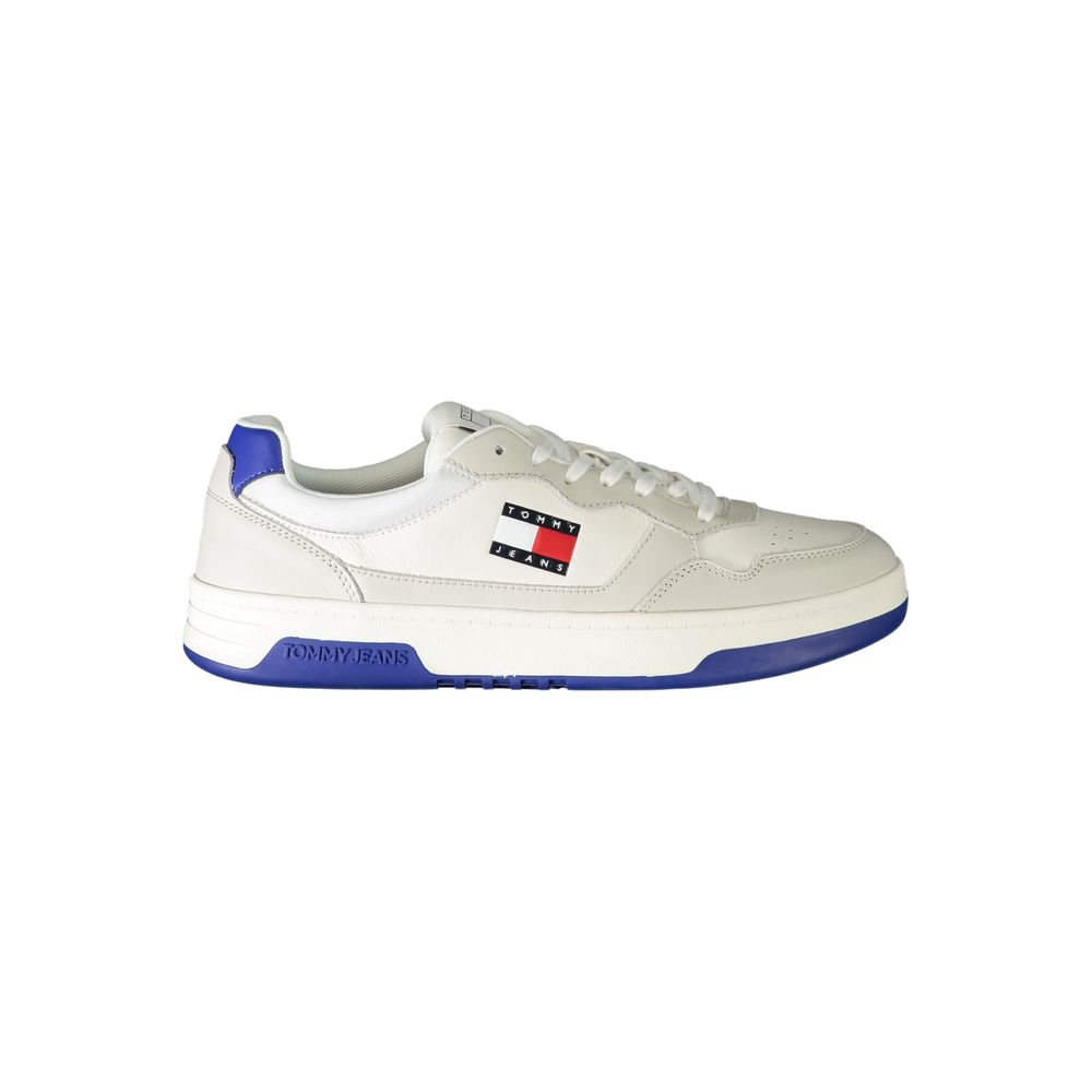 Bianco Polyurethane Men Sneaker