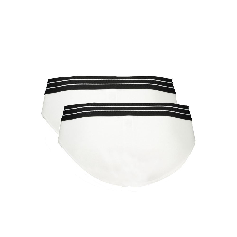 White Cotton Men's Briefs