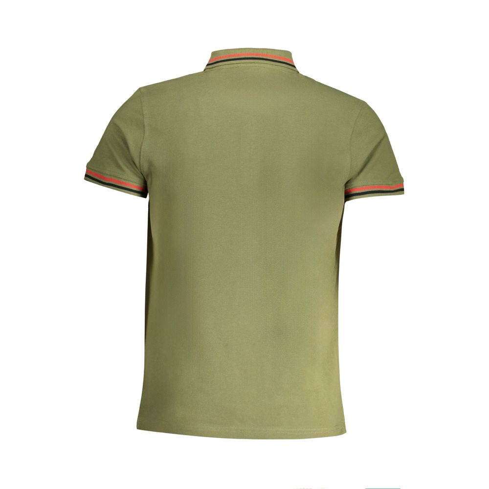 Green Cotton Polo T-Shirt