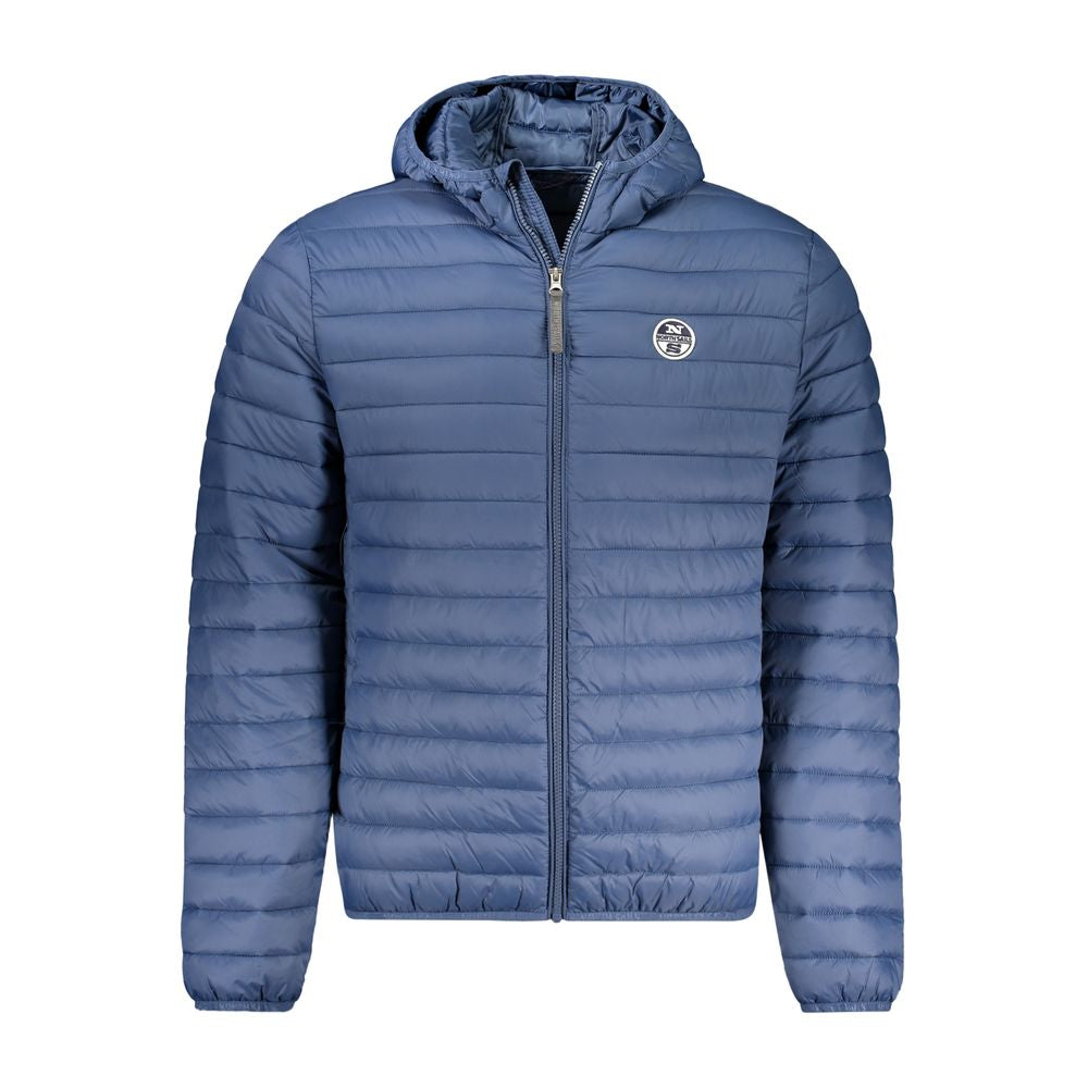 Blu Poliammide Men's Jacket