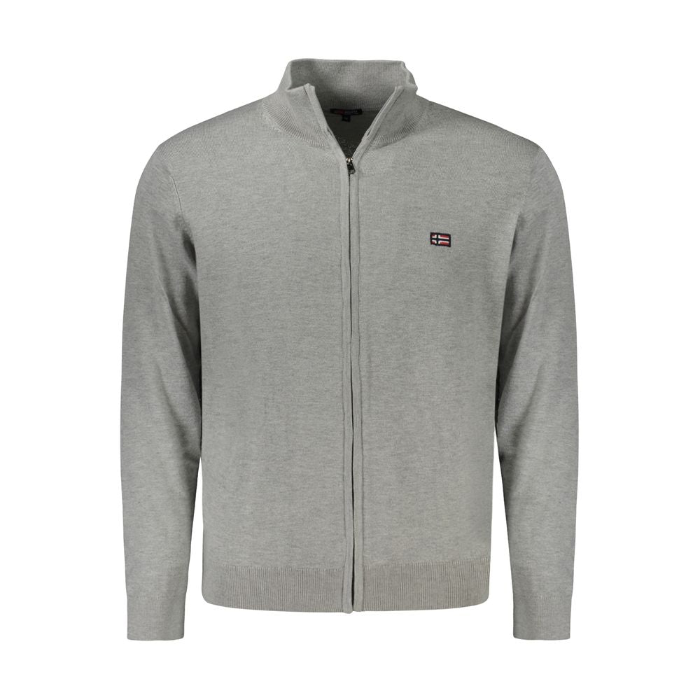 Blu Poliammide Uomo Cardigan
