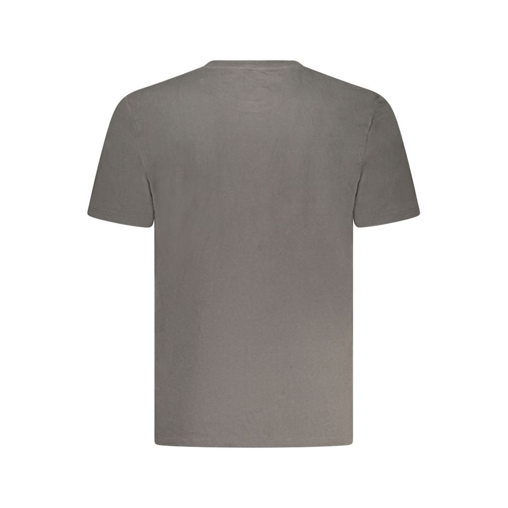 Black Cotton Men T-Shirt