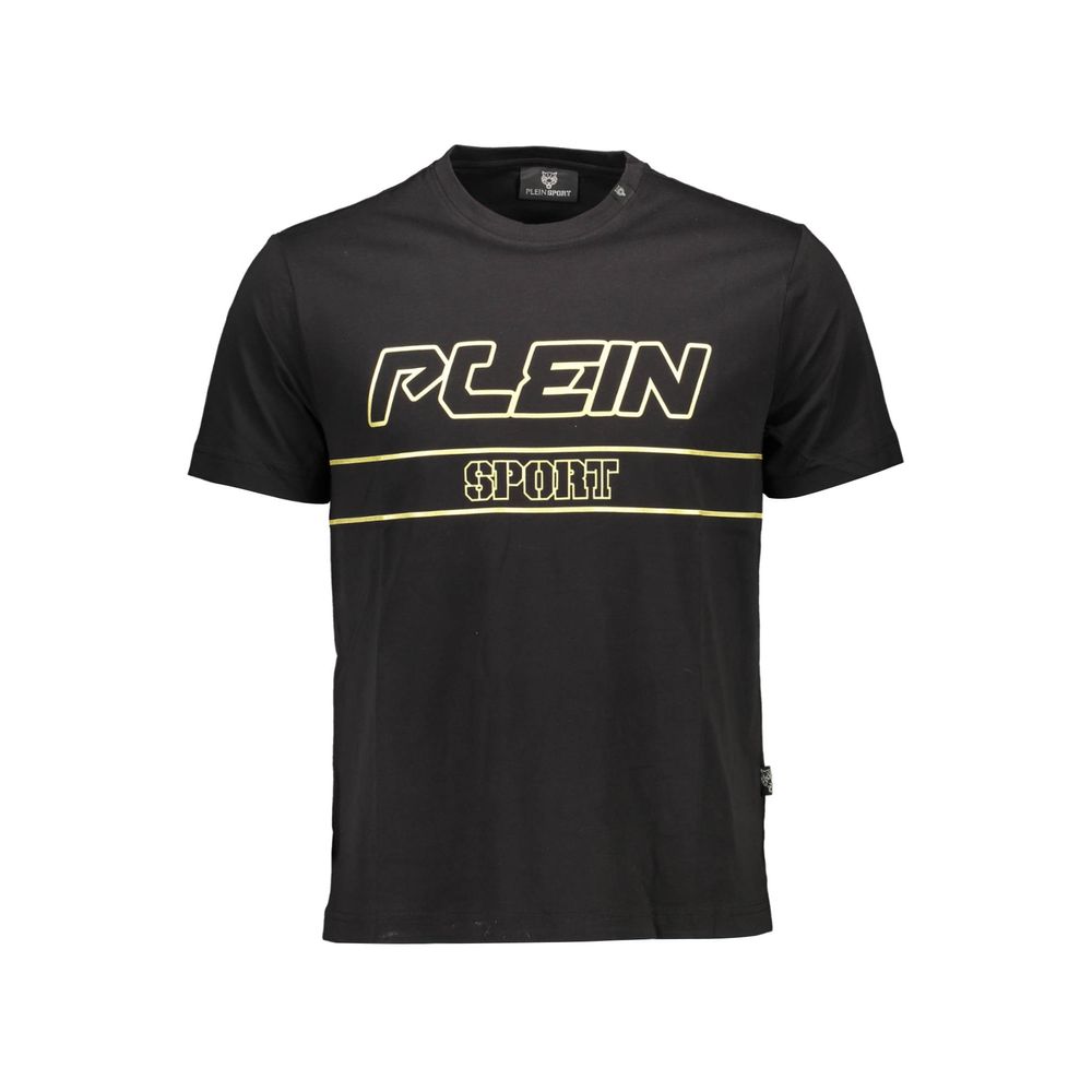 Black Cotton Men's T-Shirt