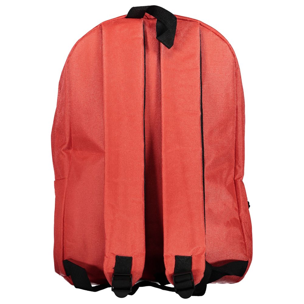 Rosso Polyester Men Backpack