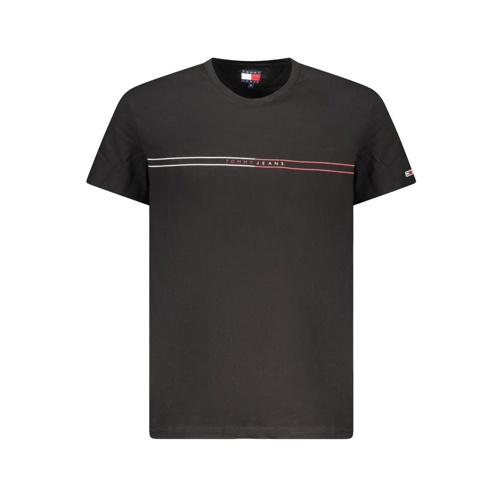 Black Cotton Men's T-Shirt