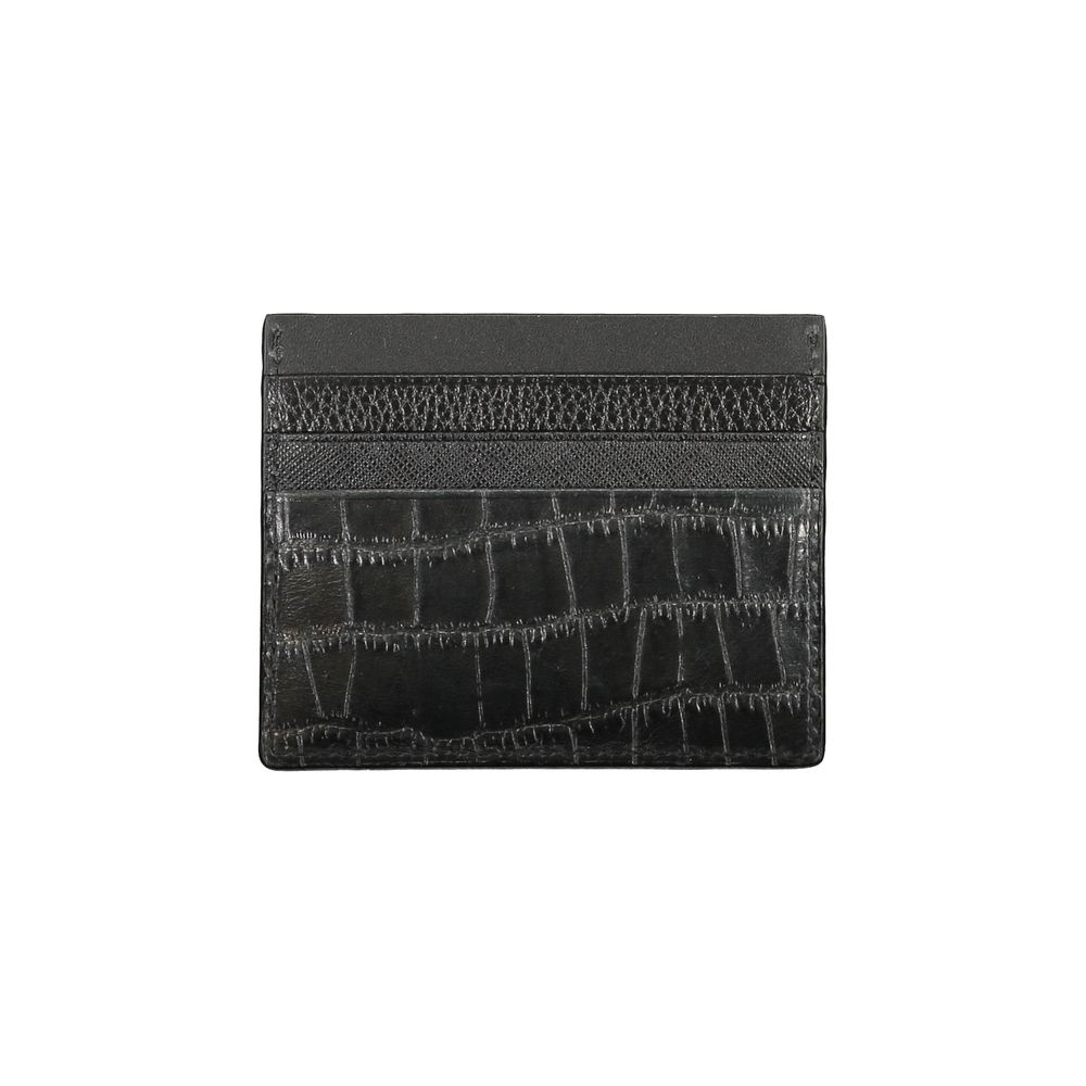 Black Leather Mens Wallet