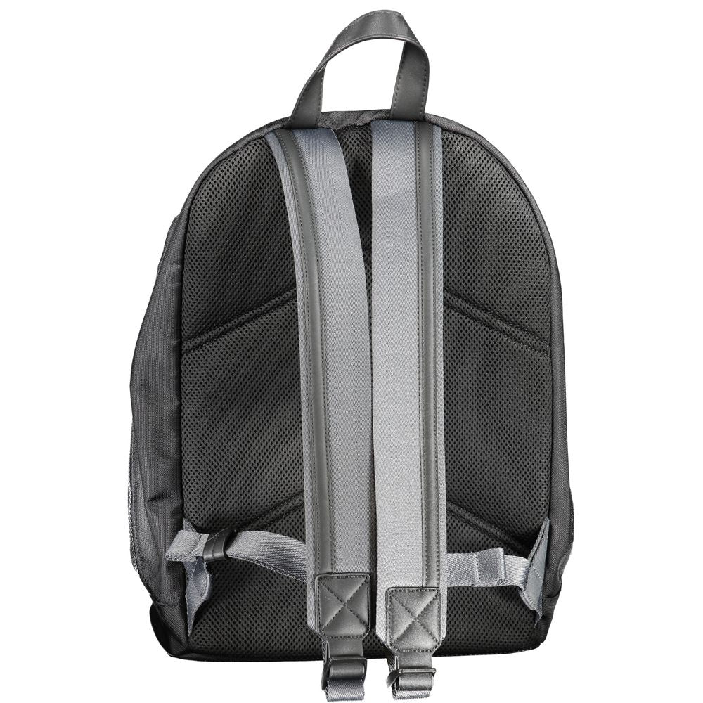 Nero Polyester Men Backpack