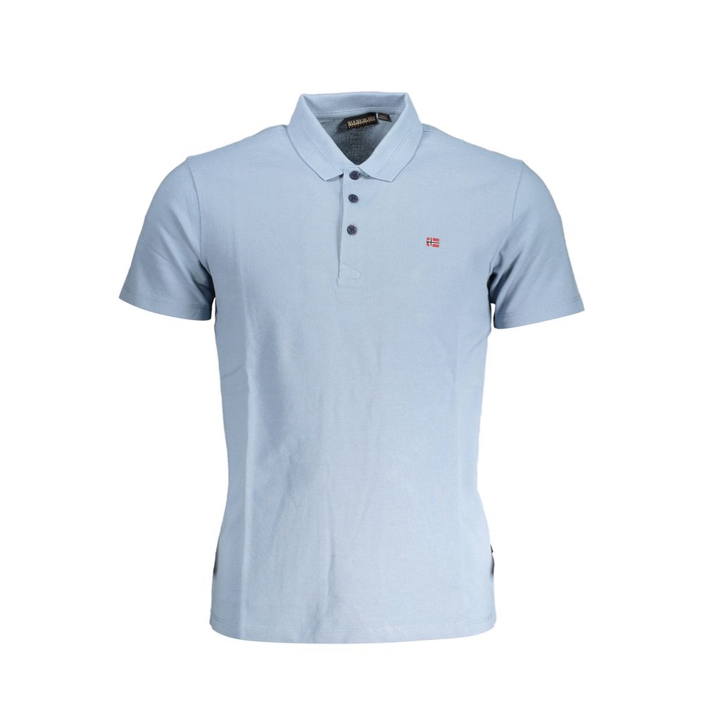 Azzurro Cotton Men Polo