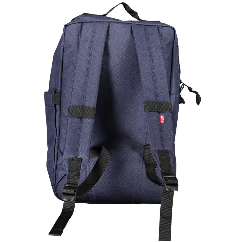Blue Polyester Backpack