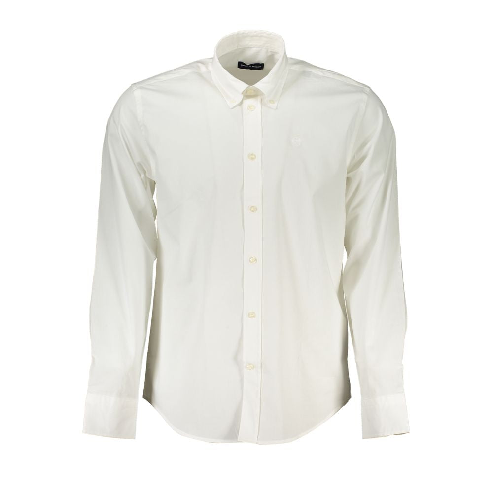 White Cotton Men's Shirt