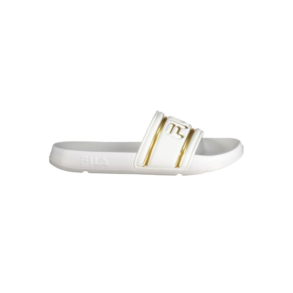 White Polyurethane Women's Slipper
