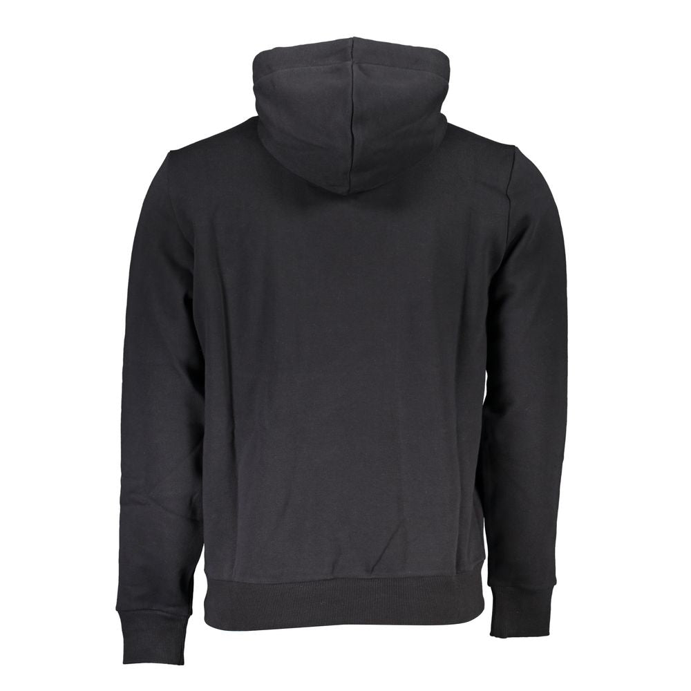 Black Cotton Men's Sweatshirt