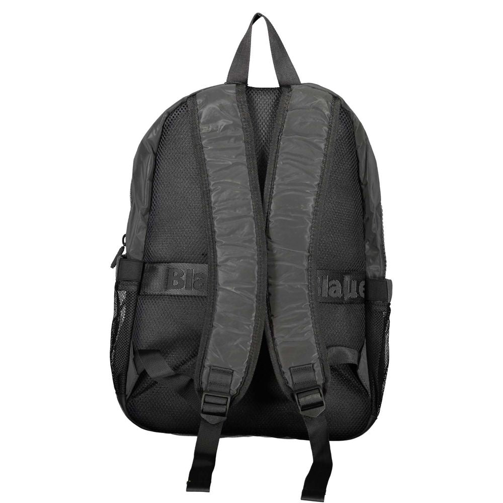 Nero Polyester Men's Backpack